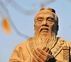 林子旭：孔子铜像与毛泽东画像的对话