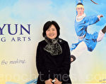 釜山女性合唱团歌唱演员李太淑,1月20日下午观看了美国神韵国际艺术团在韩国釜山文化会馆上演第二场演出。(摄影:李真/大纪元)
