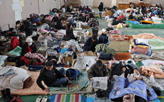 日強震後 近35萬人擠避難所