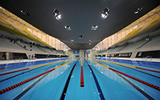 组图：伦敦奥运游泳馆亮相
