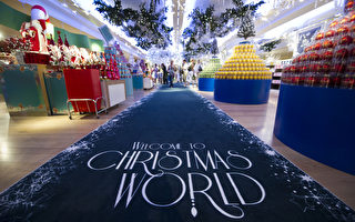 組圖：英國百貨公司率先推出聖誕專賣區
