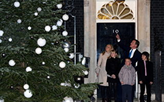 英國首相：裝飾聖誕樹 太太說了算