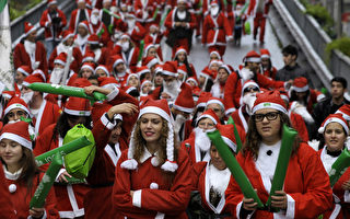 葡萄牙聖誕老人大遊行 場面壯觀
