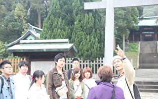 东北大地震周年前夕 日本皇学馆大学参访桃园神社