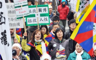 海外藏人紀念3.10和平抗暴53週年