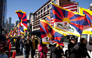 紐約藏人遊行集會紀念西藏抗暴53周年