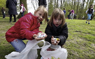 比利时儿童打破复活节猎蛋纪录
