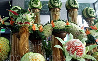 台湾西瓜节 造型艺术美食上场