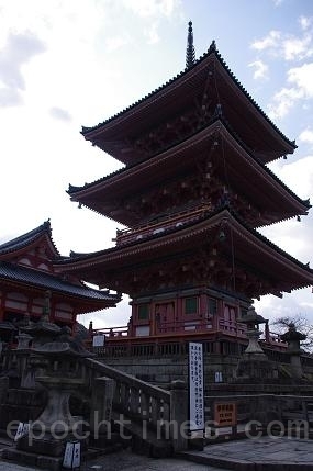 清水寺是日本的一座古老寺院，被列为世界文化遗产。（摄影：工优美/大纪元）
