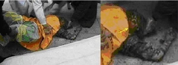 图18 刘思影的耳根和脸颊下方,基本没化妆。 图18 刘思影的耳根和脸颊下方,基本没化妆。