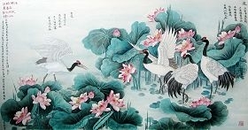 【征稿作品】国画工笔:缘结莲开。(图:明慧网) 【征稿作品】国画工笔:缘结莲开。(图:明慧网)