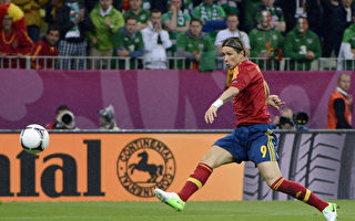 2012欧洲杯：西班牙4：0爱尔兰