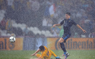 2012欧洲杯：乌克兰0：2负于法国