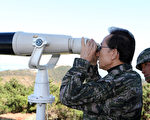 南北韓局勢緊張 李明博前線喊話回擊挑釁