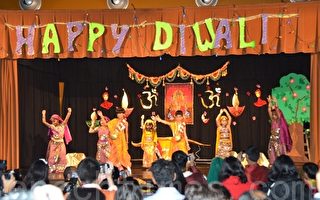 華州雷德蒙市印度居民歡慶Diwali節