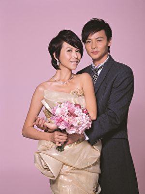 张晋蔡少芬夫妇。(台视提供)