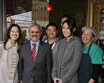 新任舊金山市議員走訪商家 市長全程陪同