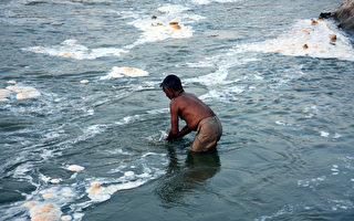 印度污水8成未处理即流入河