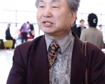 詩人金基鎮(攝影:全宇/大紀元)