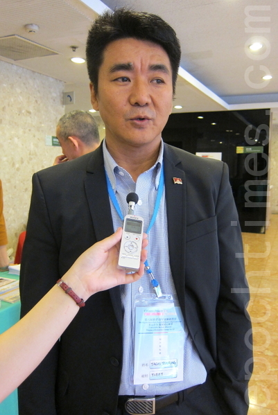 在台藏人福利协会顾问札西慈仁。(摄影:钟元/大纪元) 在台藏人福利协会顾问札西慈仁。(摄影:钟元/大纪元)