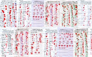 湖北戴美霞被「六一零」迫害 二千人簽名手印抗議
