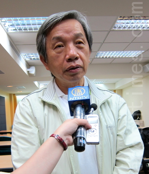 台湾教授协会前会长张炎宪。(摄影:钟元/大纪元) 台湾教授协会前会长张炎宪。(摄影:钟元/大纪元)
