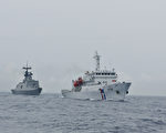 菲律宾公务船射杀台湾渔民,引起中华民国民情激愤,海巡署13日表示,已调派大型舰艇赴南方海域执行护渔任务。(海巡署提供)