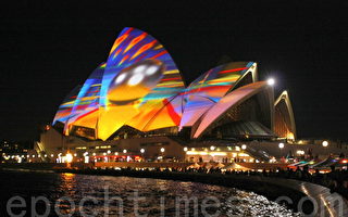 燈光水色 悉尼展演南半球最大燈光秀