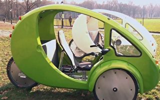 太陽能板腳踏車引人矚目