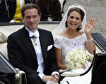 組圖：王室浪漫婚禮 瑞典公主嫁紐約銀行家