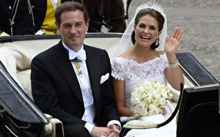 組圖：王室浪漫婚禮 瑞典公主嫁紐約銀行家