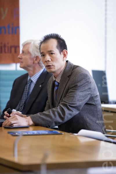 李会革教授表示DAFOH希望西方国家起码在三个方面采取行动。(摄影:Simon Gross/大纪元) 李会革教授表示DAFOH希望西方国家起码在三个方面采取行动。(摄影:Simon Gross/大纪元)