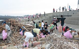 海岸线净滩  500义工捡拾垃圾