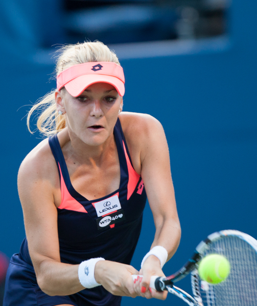 波兰的拉德万斯卡(Agnieszka Radwanska)在周六的半决赛中败于小威。(摄影:艾文/大纪元) 波兰的拉德万斯卡(Agnieszka Radwanska)在周六的半决赛中败于小威。(摄影:艾文/大纪元)