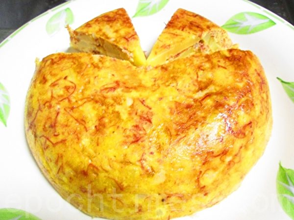西班牙风烤蛋饼(摄影:家和/大纪元)