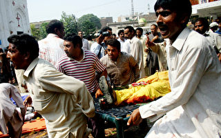 巴基斯坦自杀炸弹攻击基督徒至少78人亡