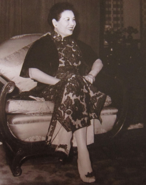 台北圆山大饭店创办人蒋夫人宋美龄女士。(摄影:钟元翻摄 / 大纪元) 台北圆山大饭店创办人蒋夫人宋美龄女士。(摄影:钟元翻摄 / 大纪元)