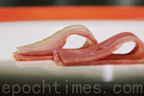 培根bacon(对切)(摄影：ALEX/大纪元)