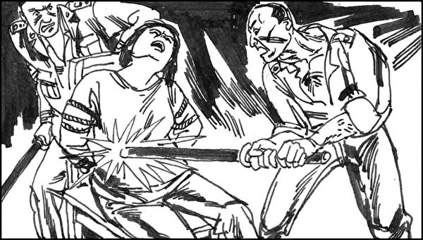 酷刑——高壓電棍(明慧網) 酷刑——高壓電棍(明慧網)