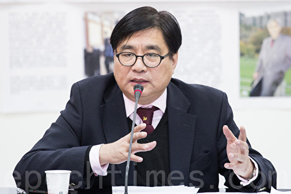 台灣關懷中國人權聯盟理事長楊憲宏。(陳柏州/大紀元) 台灣關懷中國人權聯盟理事長楊憲宏。(陳柏州/大紀元)