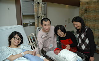 卑詩新年寶寶 華裔男嬰維市誕生