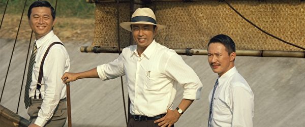 電影《KANO》即將2014年2月27日在臺上映,大澤隆夫(中)在片中飾演嘉南大圳之父八田與一。(威視電影提供) 電影《KANO》即將2014年2月27日在臺上映,大澤隆夫(中)在片中飾演嘉南大圳之父八田與一。(威視電影提供)