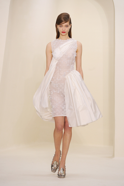 迪奧(Dior)2014年春夏高級定制秀,2014年1月20日於法國巴黎。(Pascal Le Segretain/Getty Images) 迪奧(Dior)2014年春夏高級定制秀,2014年1月20日於法國巴黎。(Pascal Le Segretain/Getty Images)