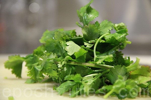 新鲜香菜coriander(摄影：ALEX/大纪元)