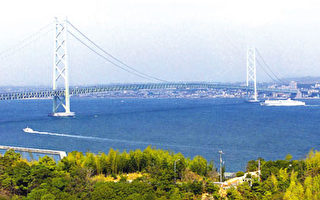 世上跨度最大的悬索吊桥 明石海峡大桥