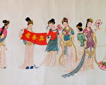 中华传统画家章翠英作品。 （作者提供）