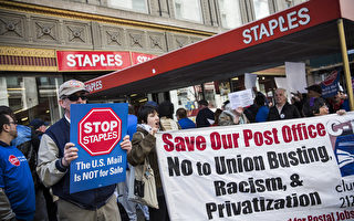 憂失行業標準 美郵政工會拒與史泰博合作