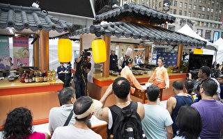 组图：亚洲美食节纽约时代广场体验亚洲文化2