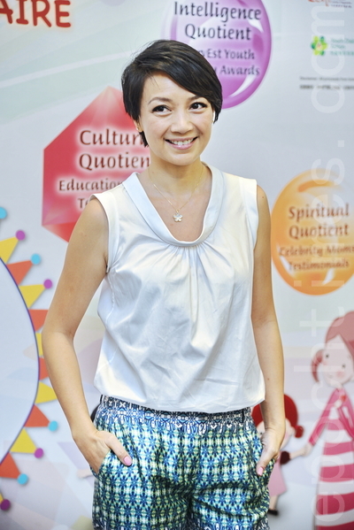 香港小姐楊婉儀。(宋祥龍/大紀元) 香港小姐楊婉儀。(宋祥龍/大紀元)