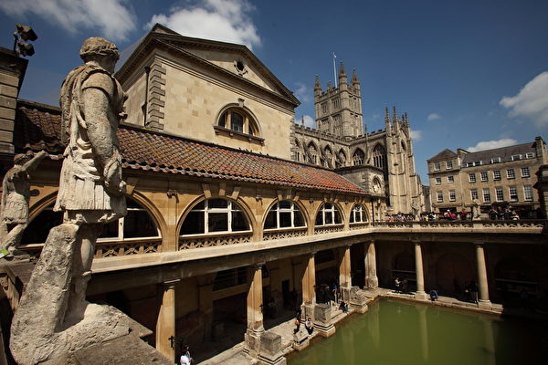英国巴斯的罗马古浴场(Matt Cardy/Getty Images) 英国巴斯的罗马古浴场(Matt Cardy/Getty Images)